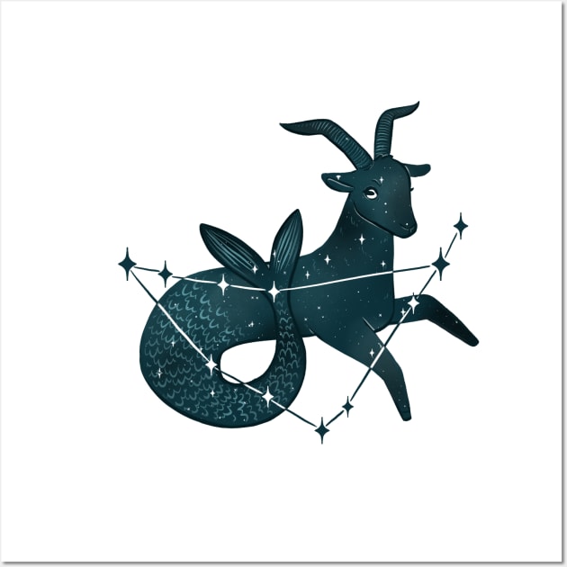 Capricorn Wall Art by Melissa Jan